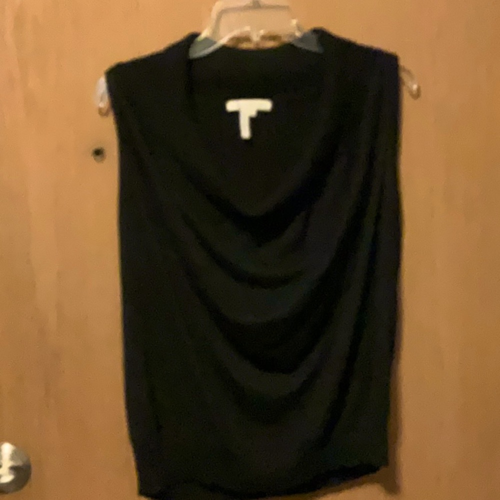 Top- Sleeveless Knit with Cowlneck